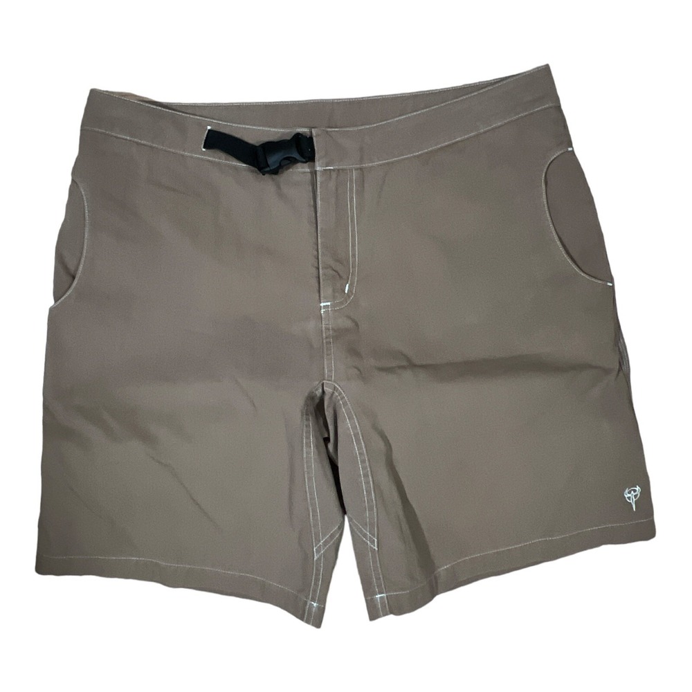 Marmot Shorts Womens 8 Brown 8 Inch Inseam Pockets Hiking Fishing Lightweight